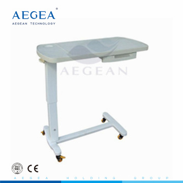 AG-OBT009 cheap high strength hospital tray table with four silent castors